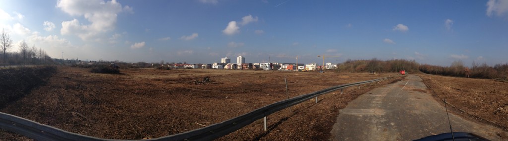 Baufeldfreimachung zwecks Neubau einer Sportanlage