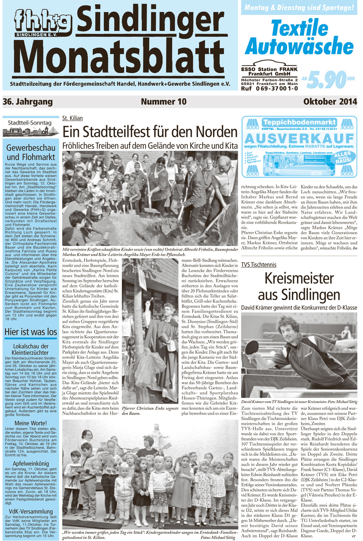 Sindlinger Monatsblatt
