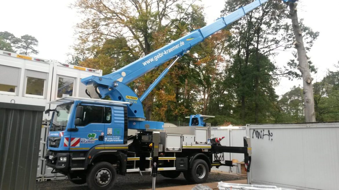 Hubsteiger P370 KS, MAN TGM 18.290 4×4